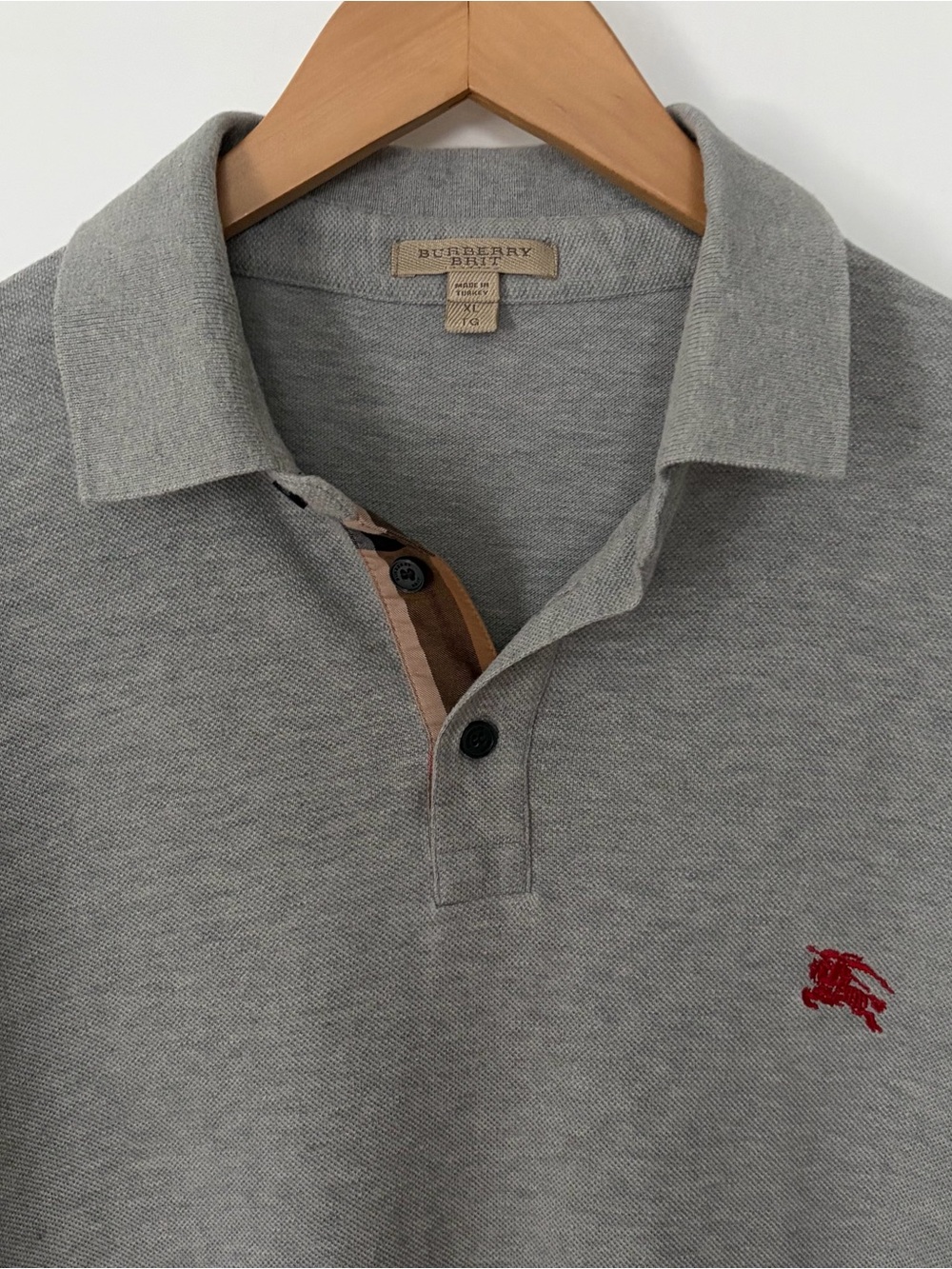 Burberry Brit Men’s Size XL Short Sleeve 100% Cotton Polo